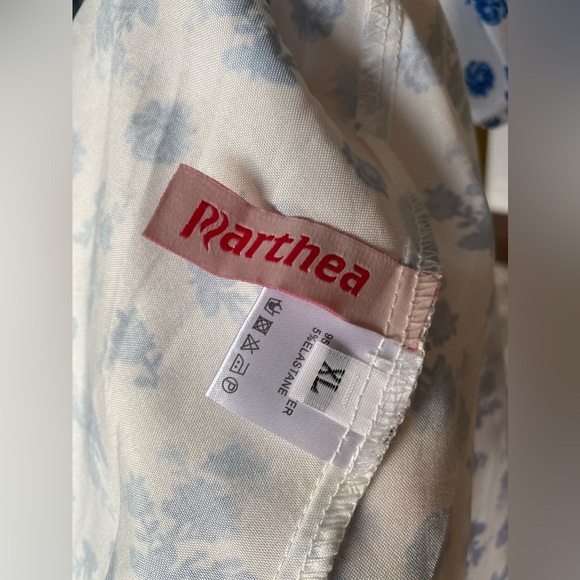 Cottagecore Castlecore Milkmaid Ditsy Floral Dress Romantic French Marthea - Picture 8 of 9